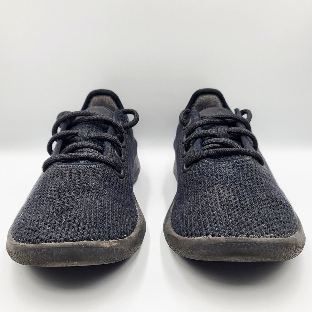 Allbirds Tree Runner Black Lace-Up Lightweight Athletic Sneakers Women's Size 8